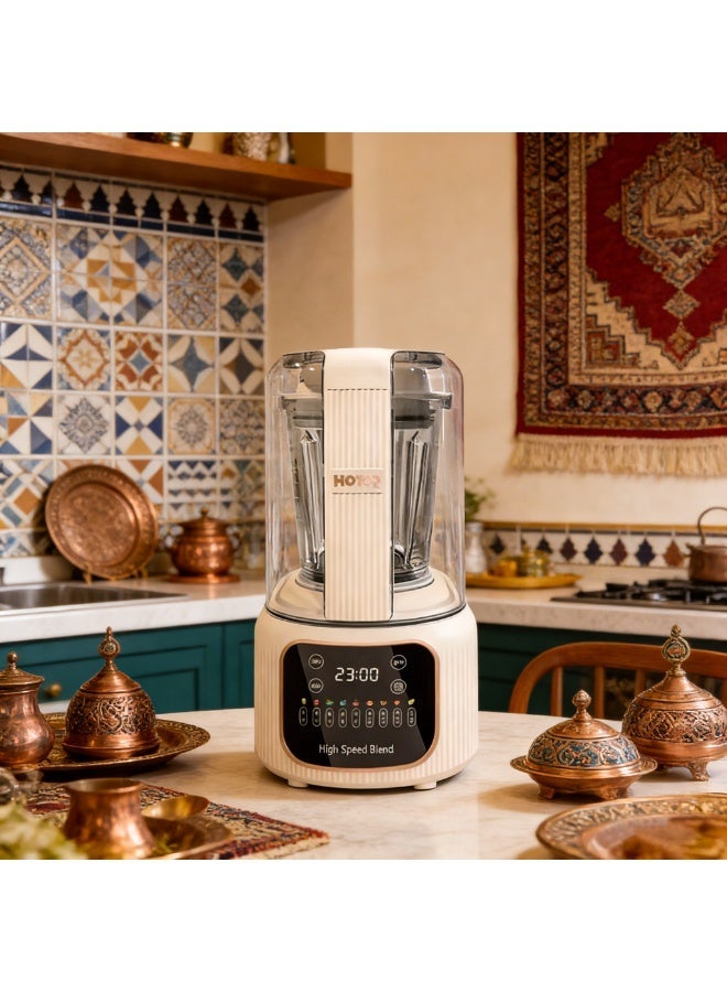 HOTOR Smart Blender Smoothie Maker,1.65L Professional Blenders,Food Processor,Baby Food Blender with Heating Function Timer for Crushing Ice,Soup, Fruit, Vegetable,Soybean Milk,Coffee - Image 1